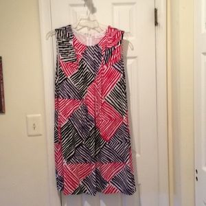 Calvin Klein sleeveless print dress